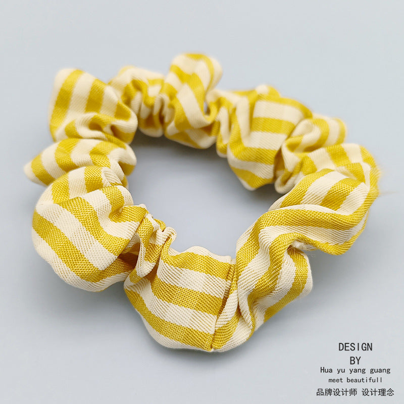 Wholesale Plaid Large Intestine Hair Ties